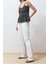 Moda Asimetrik Yaka Örme Slim Çiçekli Desen Casual Günlük Regular Uzun Kol Bluz 4