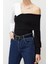 Moda Ceket Yaka Örme Oversize Düz Desen Şık Gece Crop Uzun Kol Bluz 2