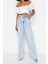 Moda Carmen Yaka Dokuma Fit Düz Desen Casual Günlük Regular Uzun Kol Bluz 4