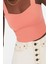 Moda Kare Yaka Triko Slim Düz Desen Casual Günlük Crop Askılı Kol Bluz 3