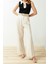 Moda Polo Yaka Triko Regular Renk Bloklu Desen Casual Günlük Regular Kolsuz Bluz 3