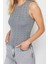 Moda Bisiklet Yaka Triko Regular Düz Desen Casual Günlük Regular Kolsuz Bluz 2