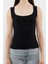 Moda Havuz Yaka Örme Regular Düz Desen Casual Günlük Regular Kolsuz Bluz 1