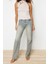 Moda Boyundan Bağlamalı Triko Regular Düz Desen Casual Günlük Regular Kolsuz Bluz 4