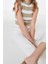 Moda Bisiklet Yaka Triko Slim Çizgili Desen Casual Günlük Crop Kolsuz Bluz 2