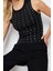 Moda Bisiklet Yaka Triko Regular Düz Desen Casual Günlük Regular Kolsuz Bluz 4