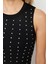 Moda Bisiklet Yaka Triko Regular Düz Desen Casual Günlük Regular Kolsuz Bluz 5
