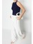 Moda Bisiklet Yaka Triko Regular Çizgili Desen Casual Günlük Regular Kolsuz Bluz 3