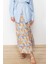 Moda Tesettür A-Line Çiçekli Desen Günlük Maxi Boy Renkli Dokuma Etek 3