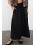 Moda Regular Düz Desen Günlük Maxi Boy A-Line Maxi Boy Dokuma Etek 1