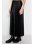 Moda Regular Düz Desen Günlük Maxi Boy Piliseli Maxi Esnek Örme Etek 5