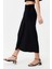 Moda Regular Düz Desen Günlük Maxi Boy Bağlamalı Viskon Dokuma Etek 3