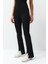 Kadın Moda Ince Askılı Geniş Paça Havuz Yaka Uzun Toparlayıcı Ip Askılı Destekli Örme Spor Tulum 2