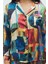 Amour Saten Coloré Desenli Uzun Pijama Takımı 3
