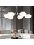 Pura 6'lı Siyah Gold 60 Watt Yuvarlak Modern Oturma Odası, Salon Avize 1