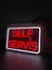 'self Servis' Işıklı Neon LED Dekoratif Duvar Yazısı Tabelası (30X20CM) 3