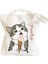 Bisiklete Binen Kedi, Sevimli ve Sevimli Baskılı Kanvas Çanta, Omuz Çantası, Öğrenci Çantası, Alışveriş Çantası (Yurt Dışından) 1