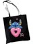 Y2K Disney Dikişli Tote Shopper Kanvas Çanta Eko Lilo ve Dikiş Alışveriş Çantası Kadın Tote Harajuku Kadın (Yurt Dışından) 1