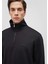 Mavı M0S10252-900 Sıyah Erkek Regular Yarım Fermuarlı Modellı Sweatshırt 5