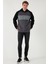 Pamuklu Regular Fit Renk Bloklu Kapüşonlu Sweat Erkek Sweat 5905771 2