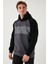 Pamuklu Regular Fit Renk Bloklu Kapüşonlu Sweat Erkek Sweat 5905771 4