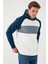 Pamuklu Regular Fit Renk Bloklu Kapüşonlu Sweat Erkek Sweat 5905771 3