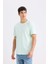 New Regular Fit Bisiklet Yaka Basic Düz Kısa Kollu Tişört E1091AXNS 3