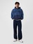 Erkek Koyu Mavi Gap Logo 1969 Colorblock Sweatshirt 4