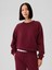 Kadın Bordo Vintage Soft Raglan Sweatshirt 1