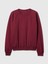 Kadın Bordo Vintage Soft Raglan Sweatshirt 2