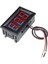 0.56 Inç Dc 0-100V Dijital Voltmetre Panel Tipi Kırmızı Renk 3 Telli 1