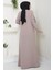 Nihan Kolları Taşlı Ferace Vizon HM2485 5