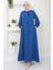Kolu Taşlı ve Incili Ferace Indigo HM2494 7