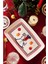 Yılbaşı Temalı Nutcracker Dikdörtgen Servis Tabağı 34 x 25 cm 1