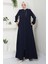 Şeritli Spor Ferace Lacivert HM2483 3