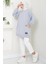Torba Cepli Bisiklet Yakalı Sweatshirt Tunik Gri HM2509 1
