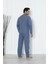 Falkom 5006 Interlok Kalın Kışlık Çizgili Erkek Ev Pijama Takımı 4