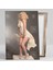 Eteklerini Tutan Beyaz Elbiseli Marilyn Monroe Efsane Sarışın Dikey Kanvas Tablo 2