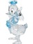 Donald Duck Facets Şeffaf Reçine Figür Biblo 3