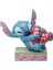 Kalbe Sarılmış Stitch Figür Biblo 1