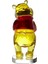 Winnie The Pooh Facets Şeffaf Reçine Figür 2