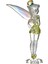 Tinker Bell Facets Şeffaf Reçine Figür Biblo 2