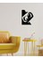 Modern Yin Yang Love Metal Duvar Tablosu - Ev Duvar Dekorasyonu - 50 x 39 cm -Siyah - ARTS-003 3