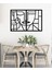 Modern Ikilem Metal Duvar Tablosu - Ev Duvar Dekorasyonu - 65 x 100 cm -Siyah - ARTS-015 1