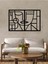 Modern Ikilem Metal Duvar Tablosu - Ev Duvar Dekorasyonu - 65 x 100 cm -Siyah - ARTS-015 2