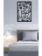 Modern Mixed Faces Metal Duvar Tablosu - Ev Duvar Dekorasyonu - 72 x 50 cm -Siyah - ARTS-022 4