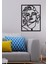 Modern Marilyn Monroe Metal Duvar Tablosu - Ev Duvar Dekorasyonu - 70 x 50 cm -Siyah - ARTS-033 2