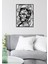 Modern Vincent Van Gogh Metal Duvar Tablosu - Ev Duvar Dekorasyonu - 54 x 75 cm -Siyah - ARTS-048 5