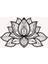 3D Lotus Metal Duvar Tablosu - Ev Duvar Dekorasyonu - 68 x 44 cm -Gümüş - ARTS-335SILVER 5