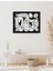 Modern Together Metal Duvar Tablosu - Ev Duvar Dekorasyonu - 70 x 58 cm -Siyah - ARTS-047 1